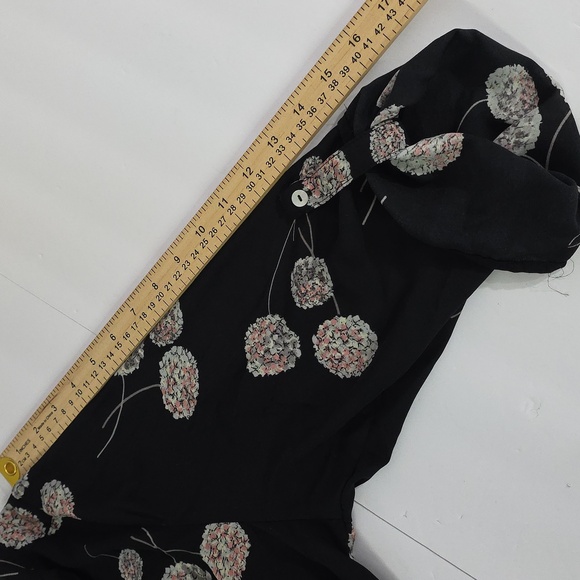 Daniel Rainn Black Floral Blouse - Picture 6 of 10